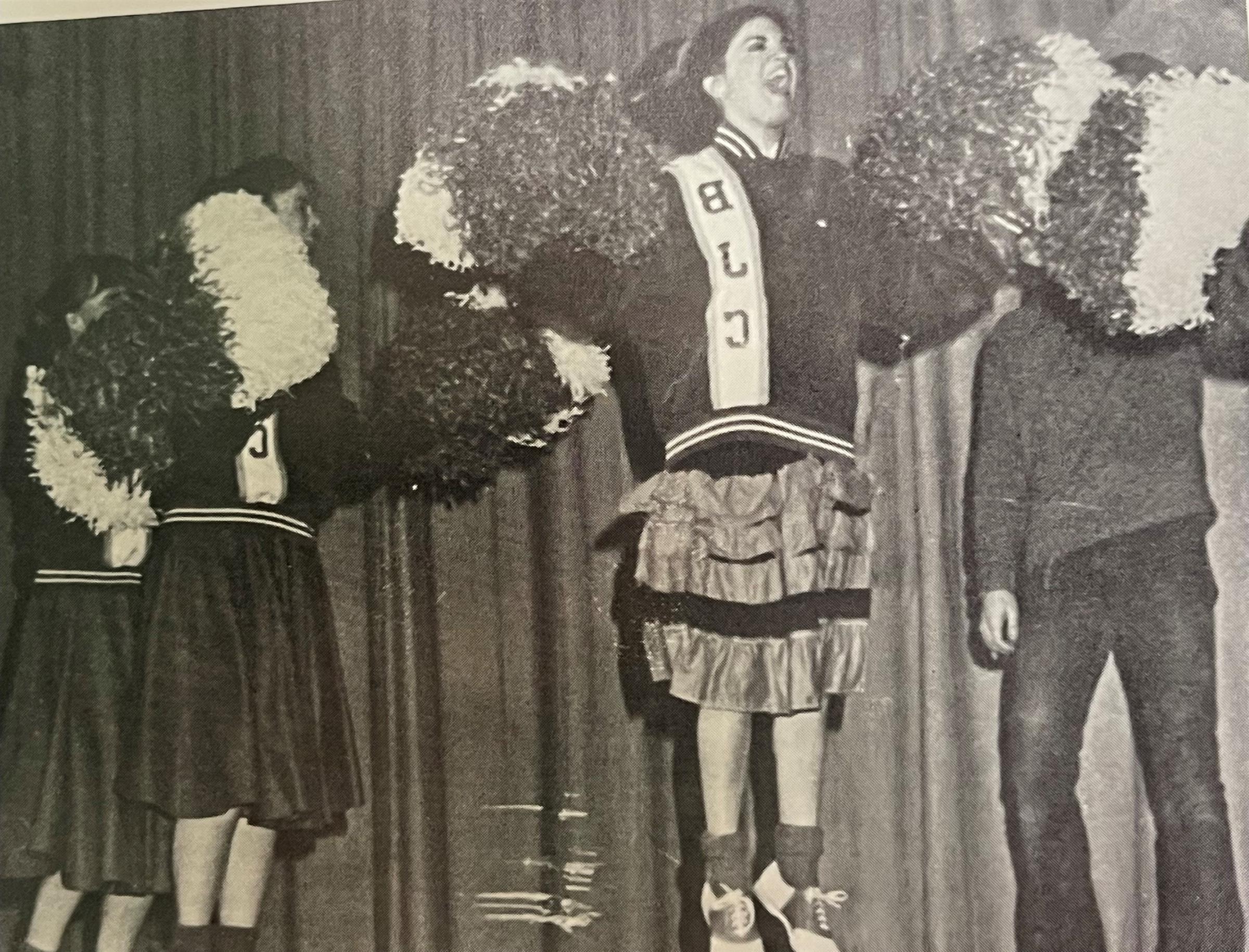 Cheerleaders, class of 1972